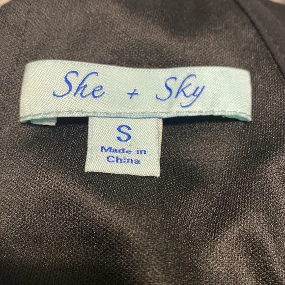 SHE & SKY little black dress small - Picture 8 of 9